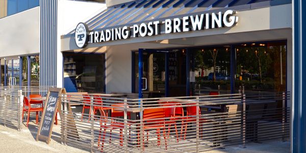 Custom-Larson-Benches-at-Trading-Post-Brewing-in-Langley-BC