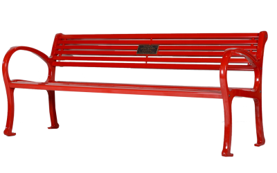 Mountain-Classic-6-Ft-All-Metal-Memorial-Bench