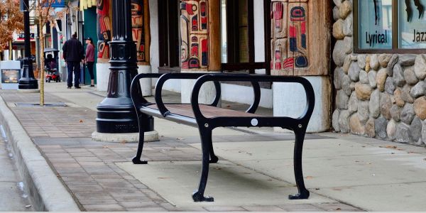 Wishbone-6-ft-Mountain-Classic-Straight-Bench-in-IPE-with-Center-Armrests-in-Mission-BC