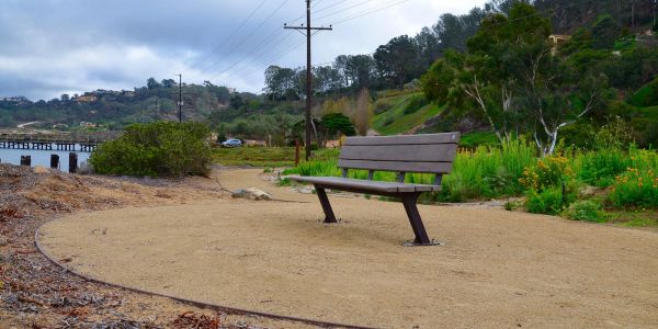 Wishbone-BayView-Bench-With-out-Armrests-in-Del-Mar-California