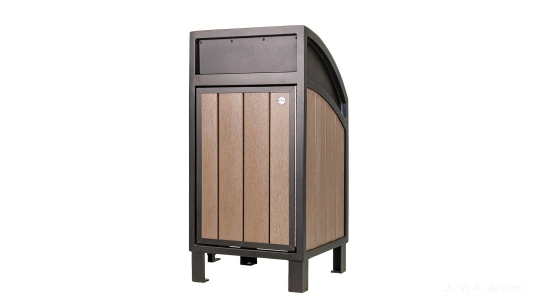 Modena Curved Top Waste Receptacle
